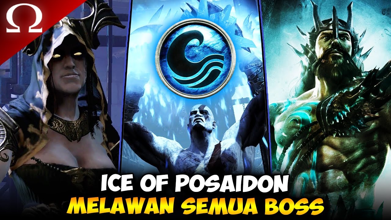KEKUATAN KE 3 POSAIDON !! ICE OF POSAIDON MELAWAN SEMUA BOSS !! - GOW Ascension (VERY HARD) PS3
