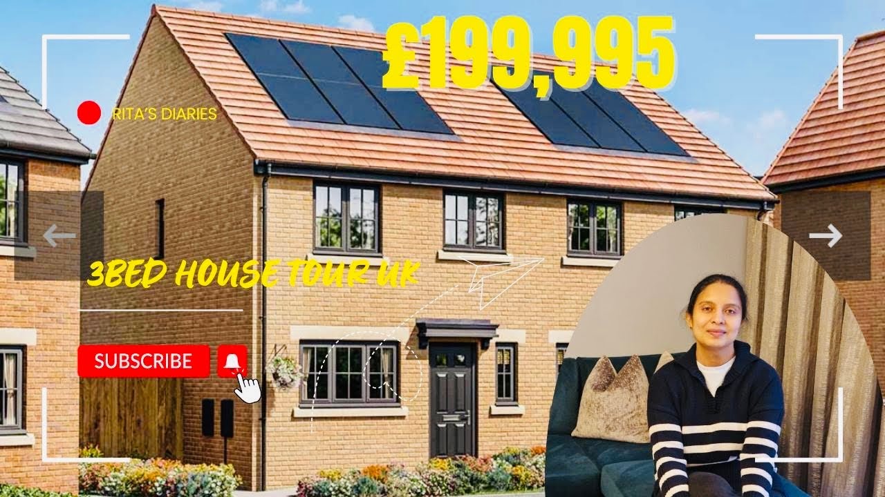 Cheapest 3 Bed House Tour UK 🇬🇧 || The Oaks from Keepmoat Homes for £199,995