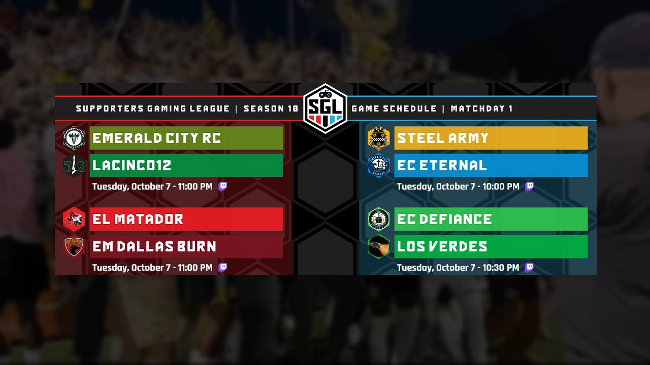Season 10 Begins! - W1 - Steel Army vs. ECE - ECD vs. Los Verdes - EM Civil War - ECRC vs. La512