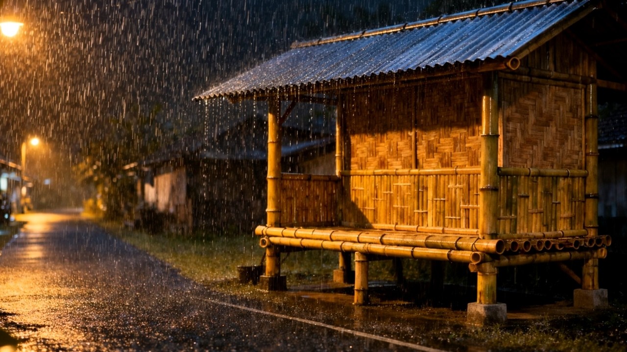 Soft Rain Sounds for Sleeping 🌧️ | Calm Night Rain White Noise (No Thunder)