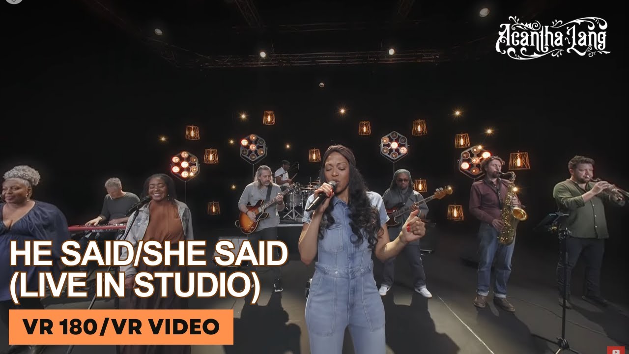 Acantha Lang – He Said/She Said (Official Live in Studio Session | VR180 | VR)