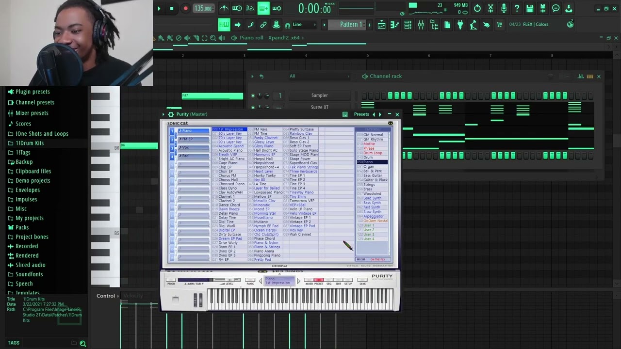 how to make perc40 type beats