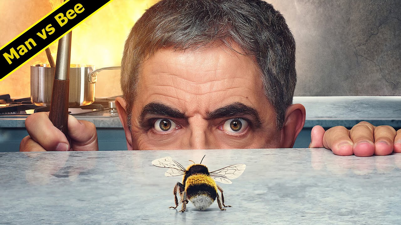 غبي حاول يموت نحلة فموتها من الضحك 😂🐝