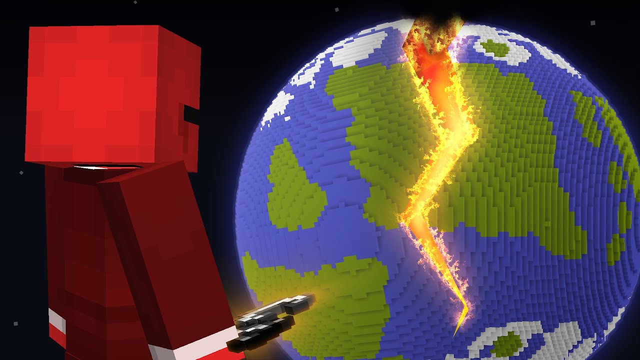 Совершение военных преступлений ради спасения Земли (в Minecraft)