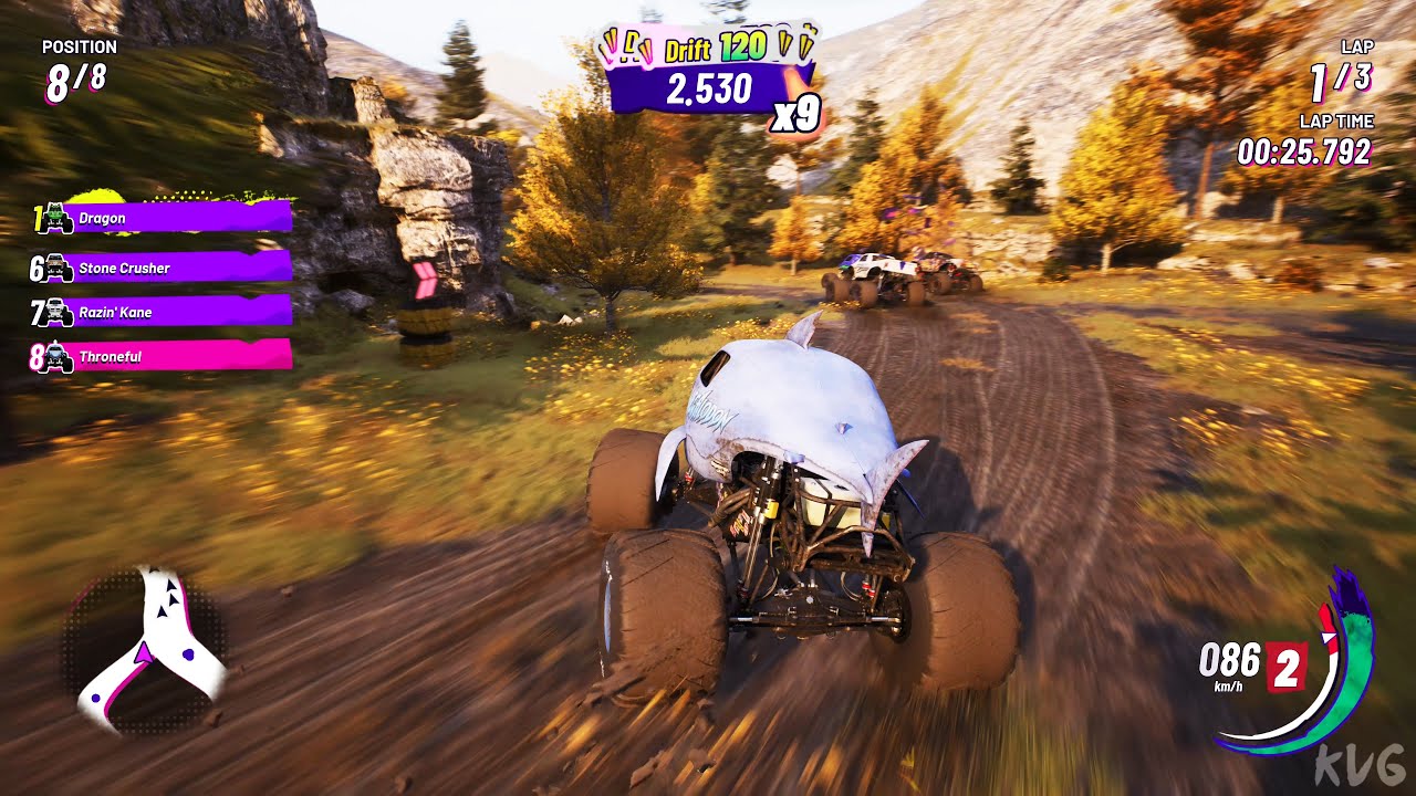 Monster Jam Showdown - Megalodon - Gameplay (PC UHD) [4K60FPS]