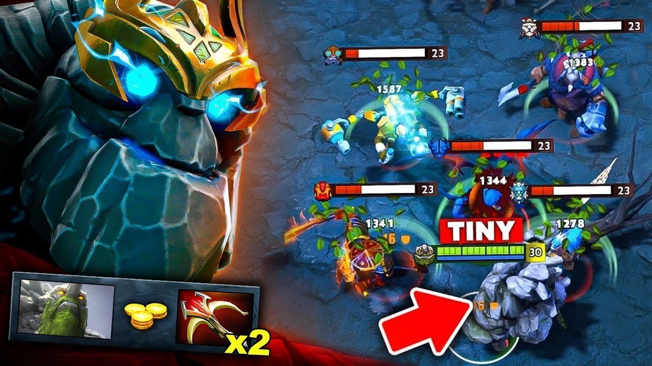 Broken RaidBoss Tiny One Shots Everyone With x2 Daedalus + Overwhelming Blink | Dota 2