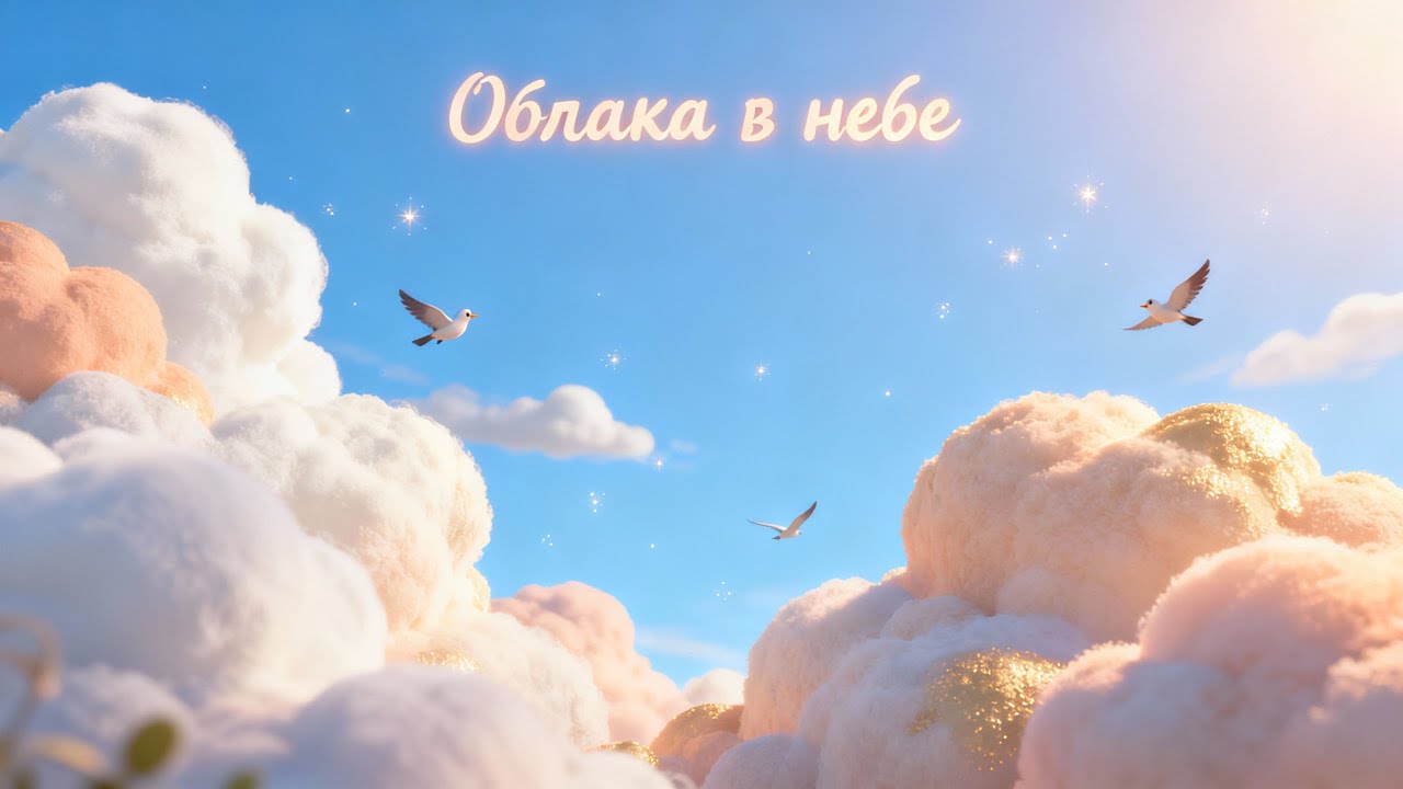 🌙☁️ Облака в небе ✨💤 | Колыбельная песня для сна детям | Пусть бегут