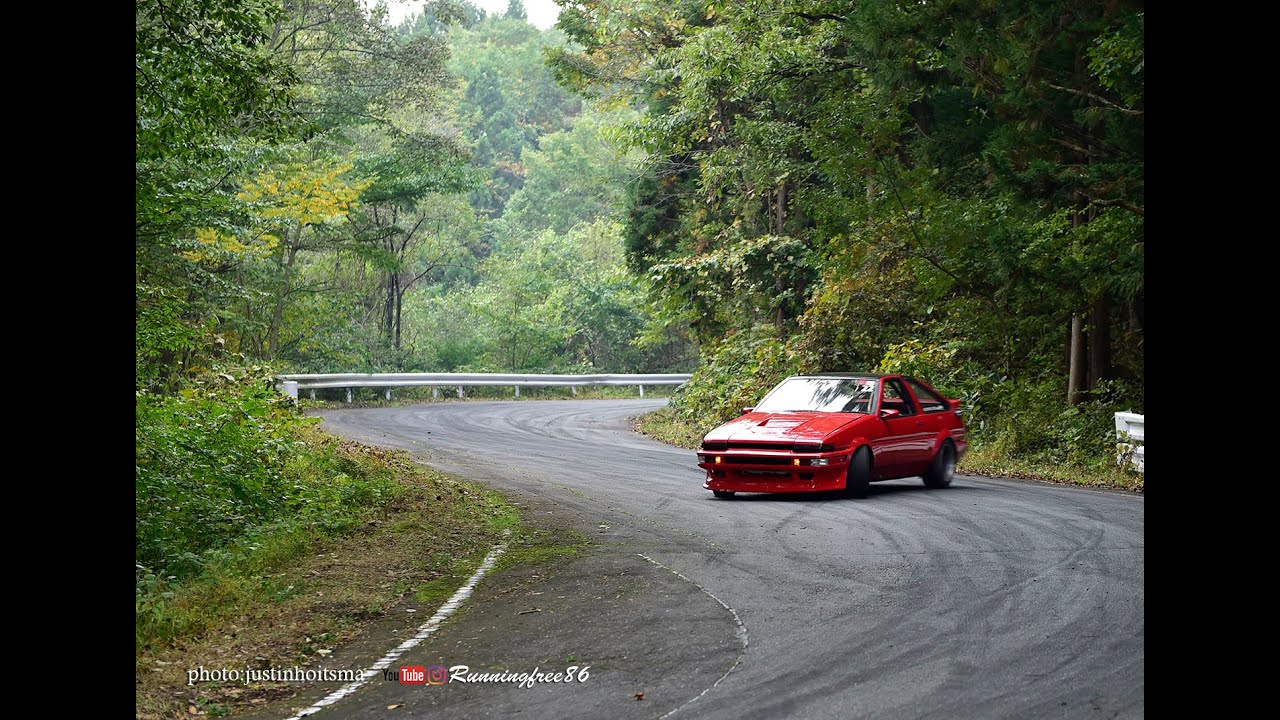 NO MUSIC short version Gunsai touge attack JDM AE86