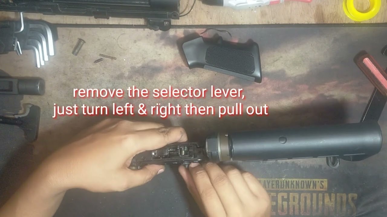 How to Disassemble WE M4A1 Gbb Trigger Box