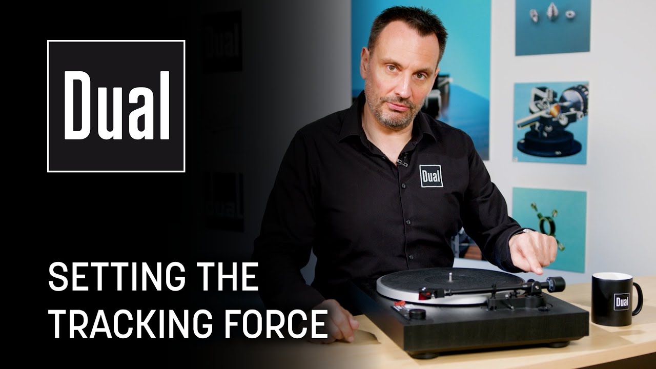 How to balance the tonearm and set the Tracking Force on a Dual turntable