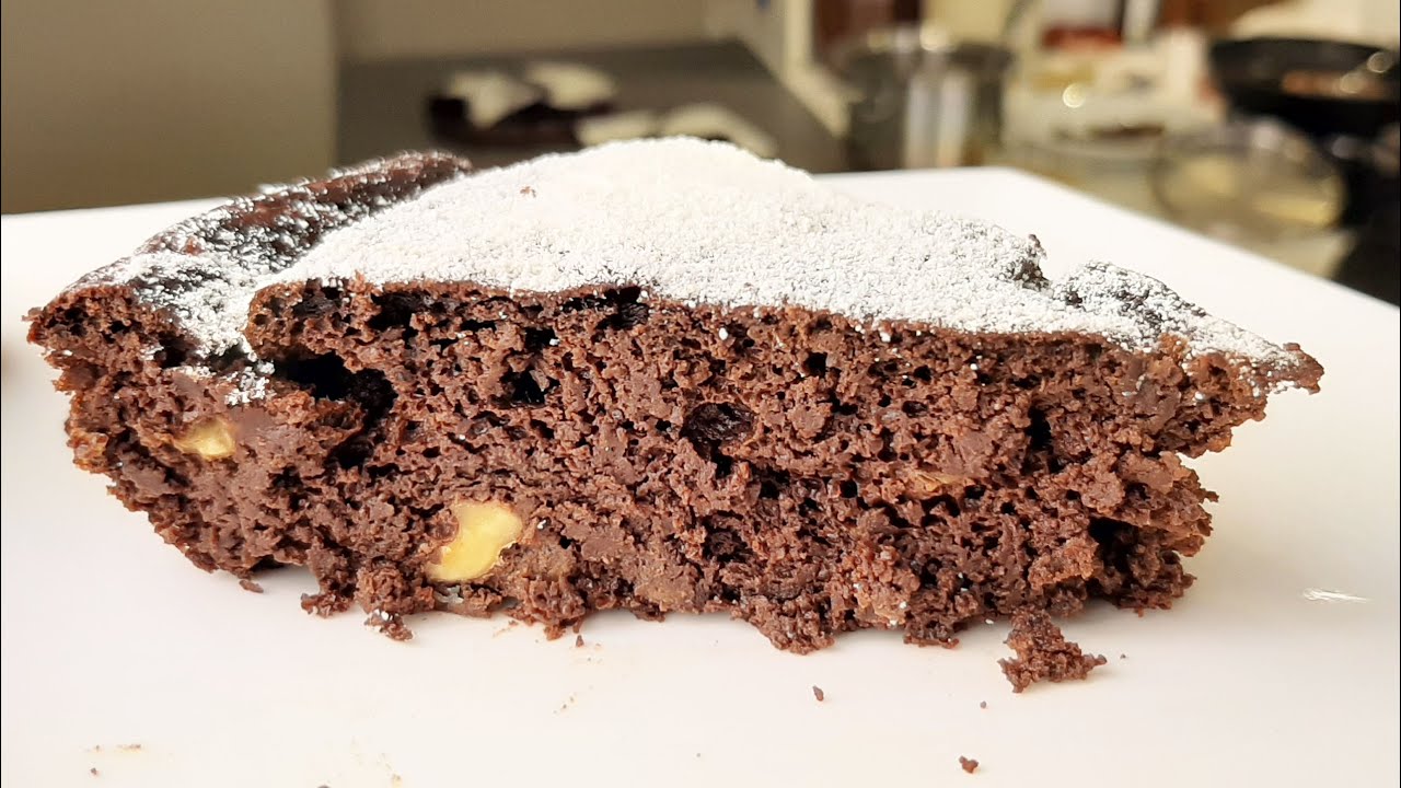 Receta PASTEL de CHOCOLATE con MASA de GARBANZOS sin gluten un postre saludable Matthias Hespe