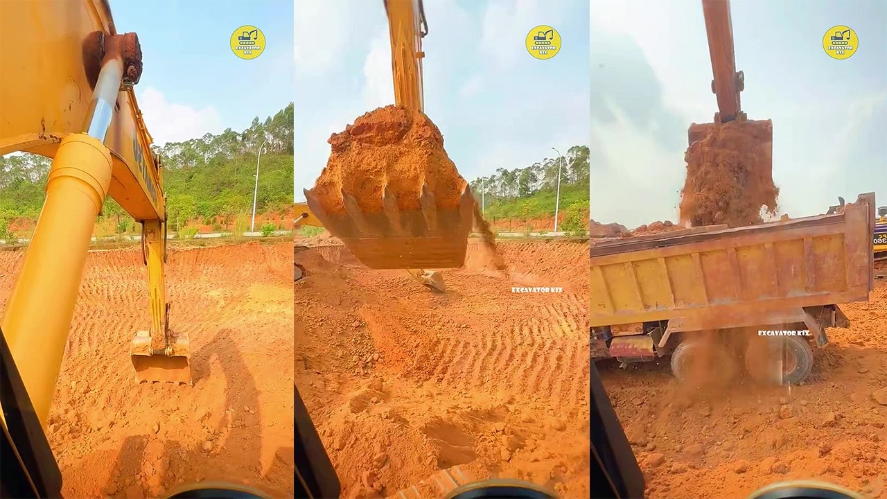 How To Excavators Load Soil Onto Trucks Professionally P1636