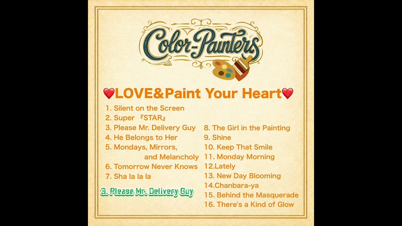 Colorful Soft Pop BGM  #COLORPAINTERS #作業用BGM #BGM #カフェBGM #RelaxingMusic  #SunshinePop  #StudyMusic
