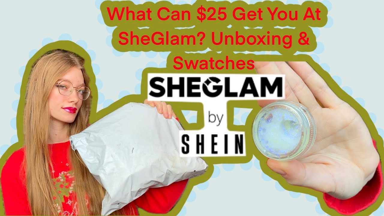 GLITTER THAT GLITCHES IN REAL LIFE? | $25 SHEGLAM UNBOXING & SWATCHES | high quality budget makeup!