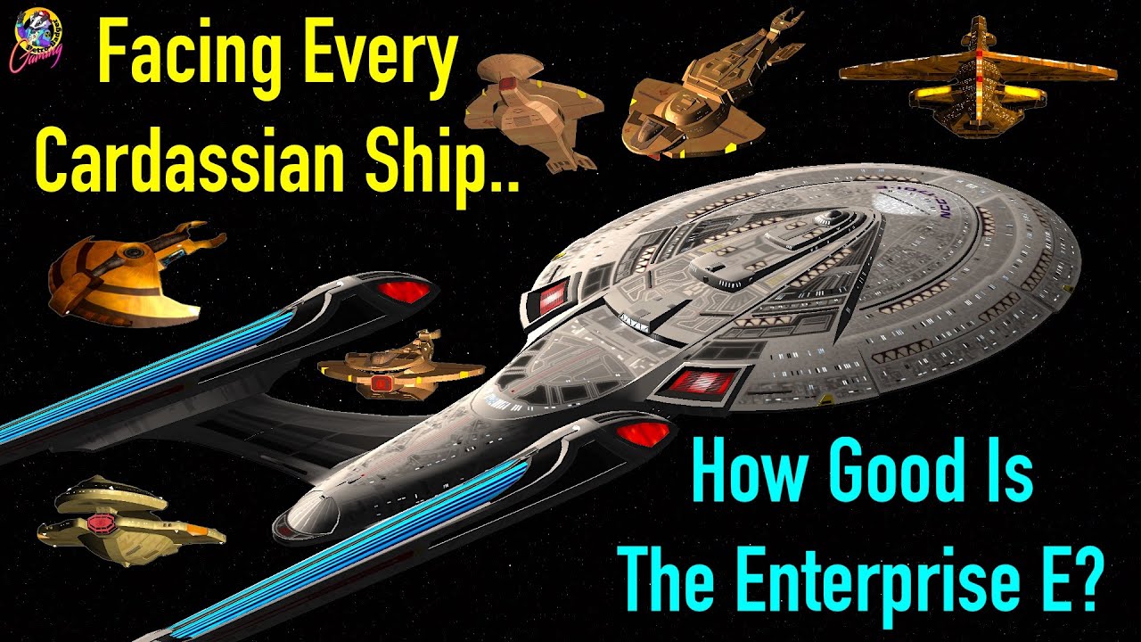 Enterprise E VS All Major Cardassian Ships - Star Trek Starship Battles
