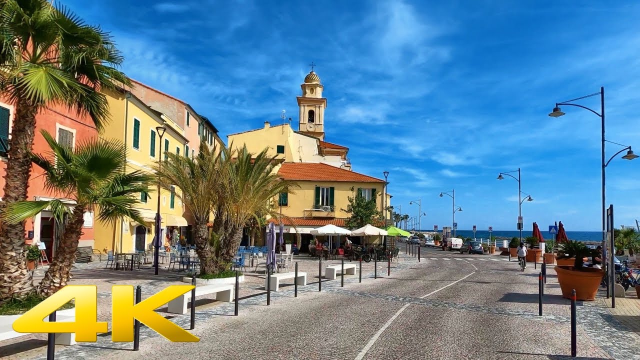 Sanremo to Santo Stefano al Mare 🇮🇹 Italian Coast | 