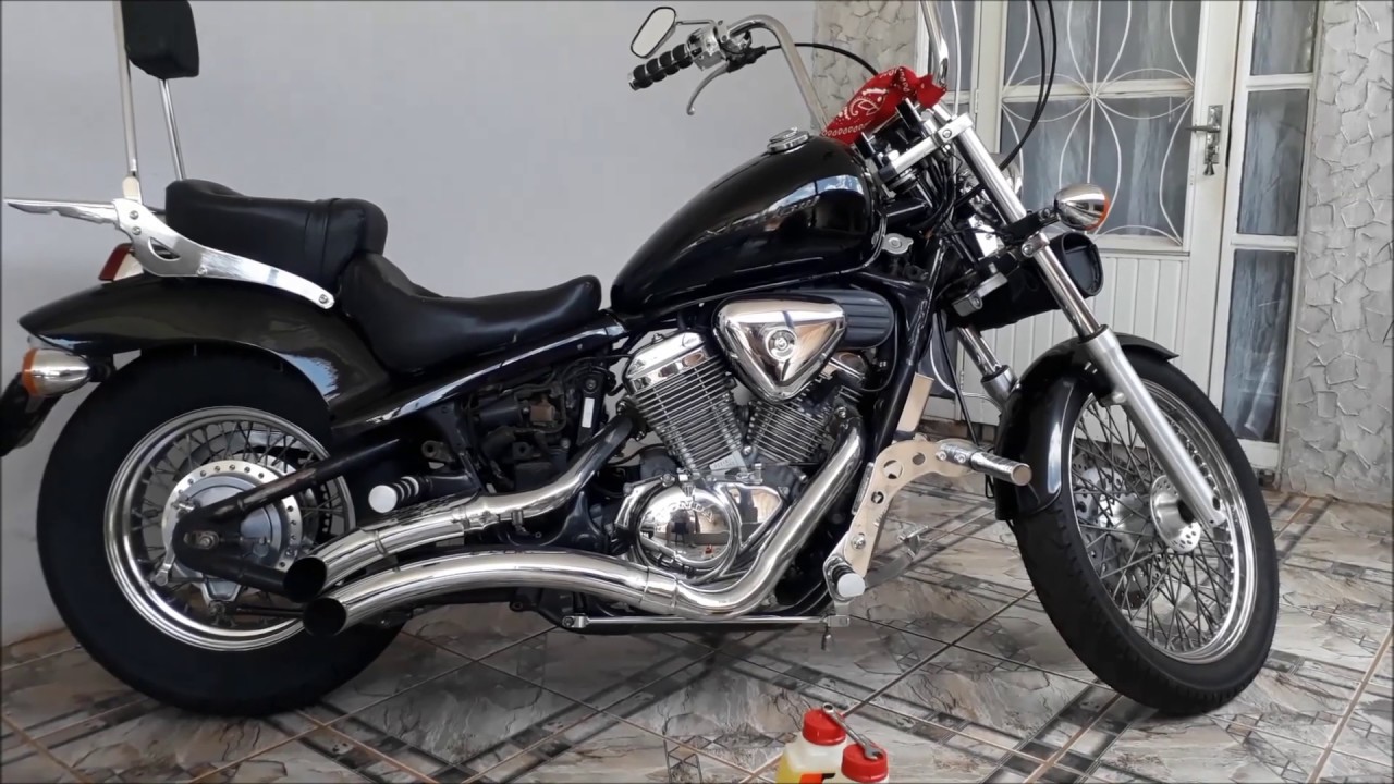 Troca do líquido de arrefecimento da Shadow 600