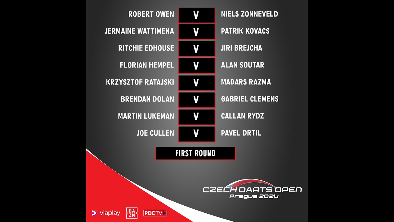 PDC Czech Darts Open 2024 Round 1 Jermaine Wattimena v Kovács Patrik 2024 10 18 HUN & ENG