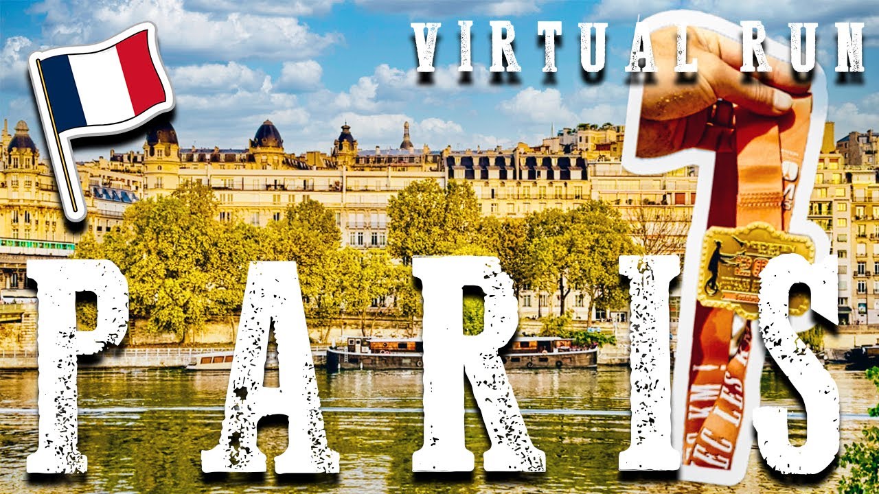 PARIS- 20KM OF PARIS 2023, FIRST HALF FRANCE Virtual Treadmill Run | 56 min | Scenic City Run