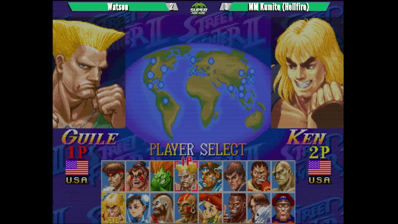 Mike Watson Kumite - Super Street Fighter 2 Turbo  Super Arcade 1 Year Anniversary! 4/5/2019