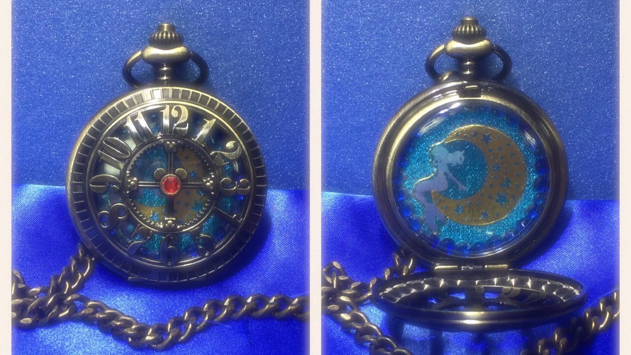 DIY( ́•ૢ⌔•ૢ ̀)【UVレジン♡】壊れた懐中時計をおしゃれに変身(੭ु ›ω‹ )੭ु⁾⁾♡