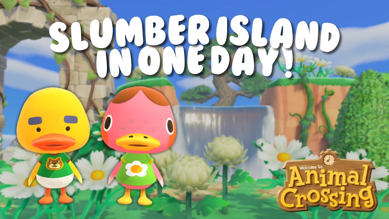 СТРОИМ ОСТРОВ СНА ЗА ОДИН ДЕНЬ!! | ANIMAL CROSSING