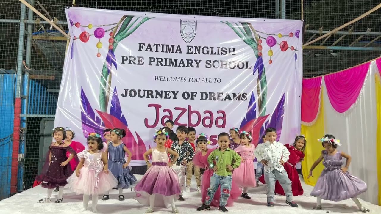 Nursery Kids Rock the Stage with Bum Bum Bole | Fatima English Pre-Primary School.