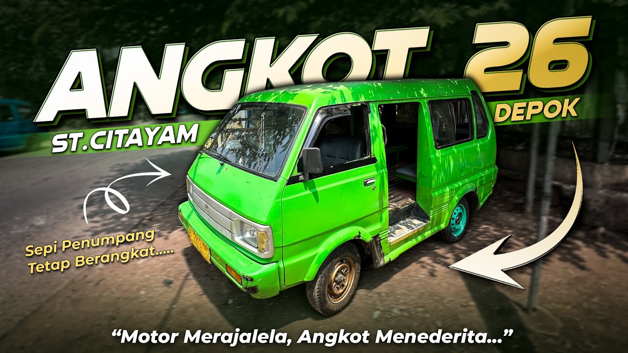 Naik Angkot Depok Rute Perkampungan yang Hampir Punah (Angkot 26)