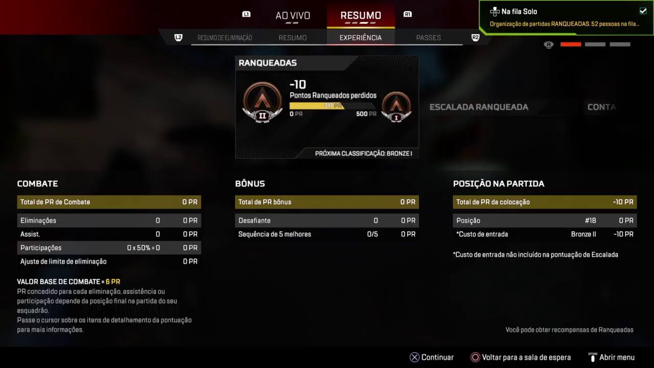 Live de apexlegends RANCKEADA
