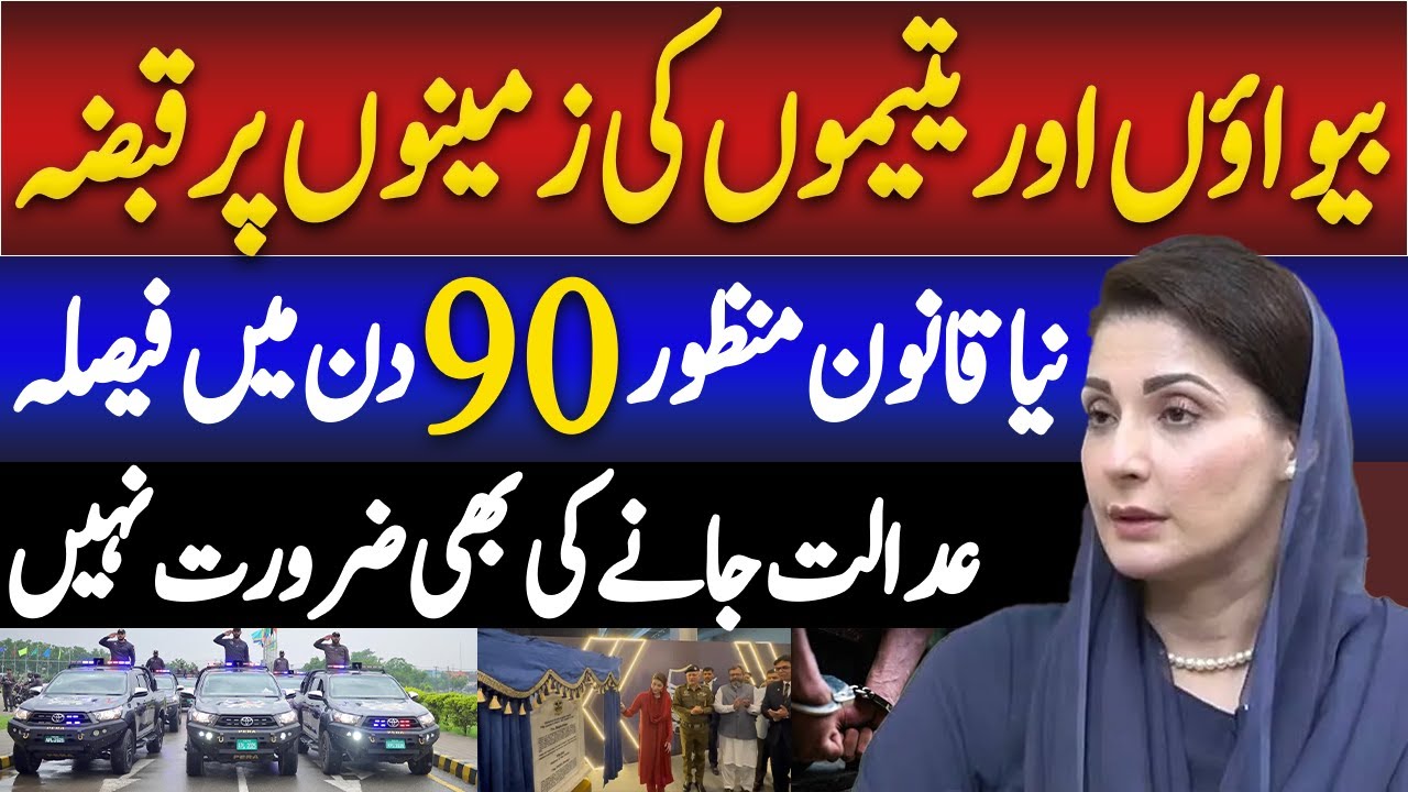 Strict Action Against Land Mafia in Punjab | Maryam Nawaz Orders Crackdown | Investors Point