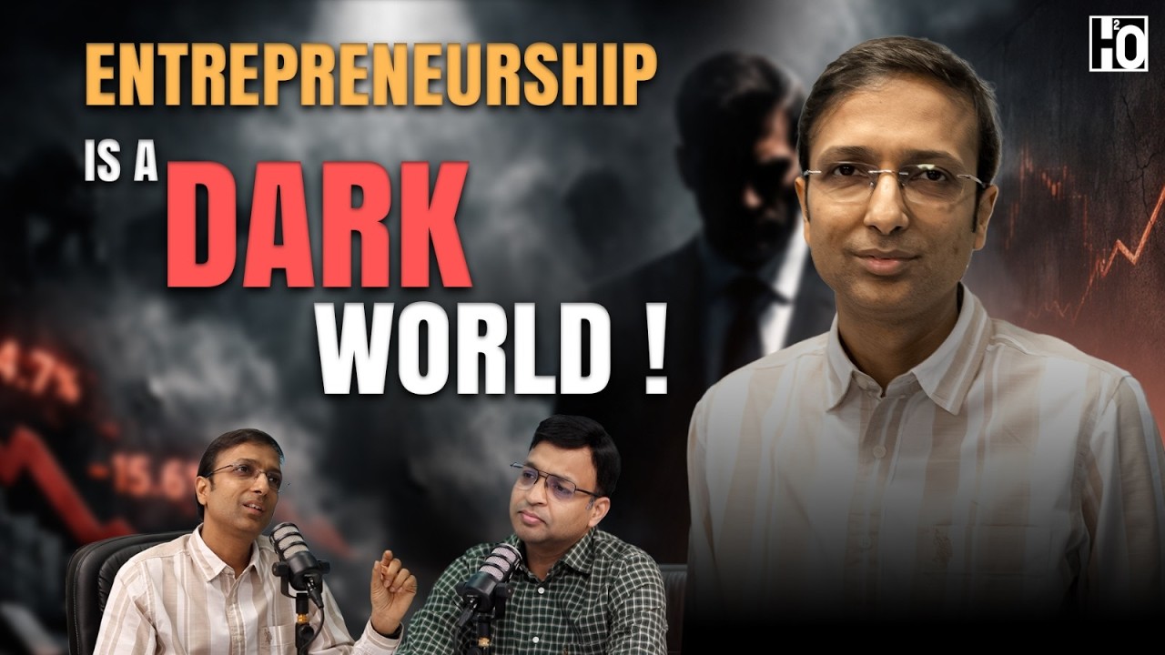 The Dark Side of Entrepreneurship Social Media Hides !! #H2O Podcast ft Alkesh Agarwal