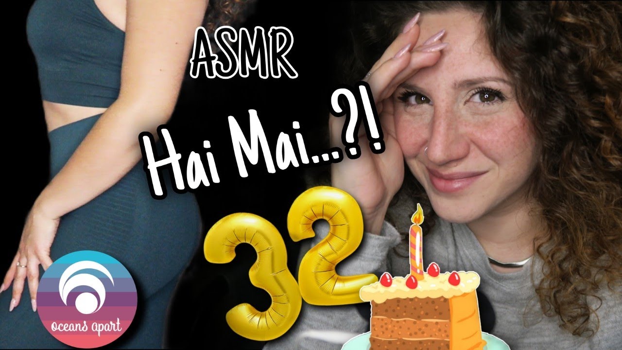 ASMR ita •🎂 Happy Birthday to Me🎂rispondo ai vostri *HAI MAI..?!* + 🧁EATING sounds + 💗OCEANS APART 💗