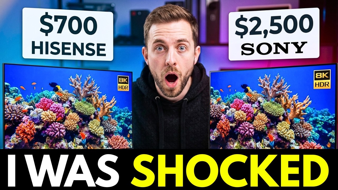 I Tested the $700 HISENSE vs $2,500 SONY… And What I Found Is UNREAL