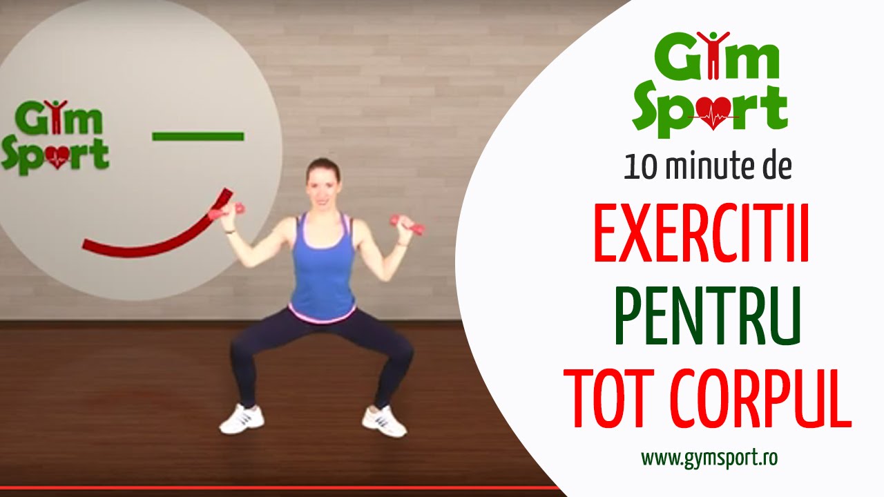 Exercitii de tonifiere pentru tot corpul - VIDEO