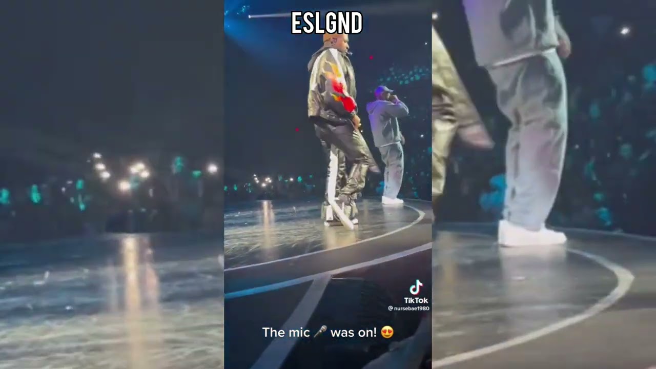 Chris Brown performing 