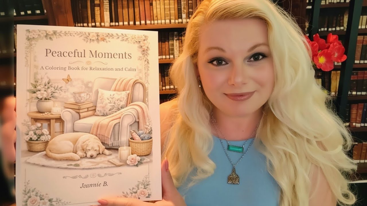 Прекрасный подарок от Джинни Б. ASMR 💜 Уютное перелистывание книг 📚 Расслабляющие вопросы и ответ...