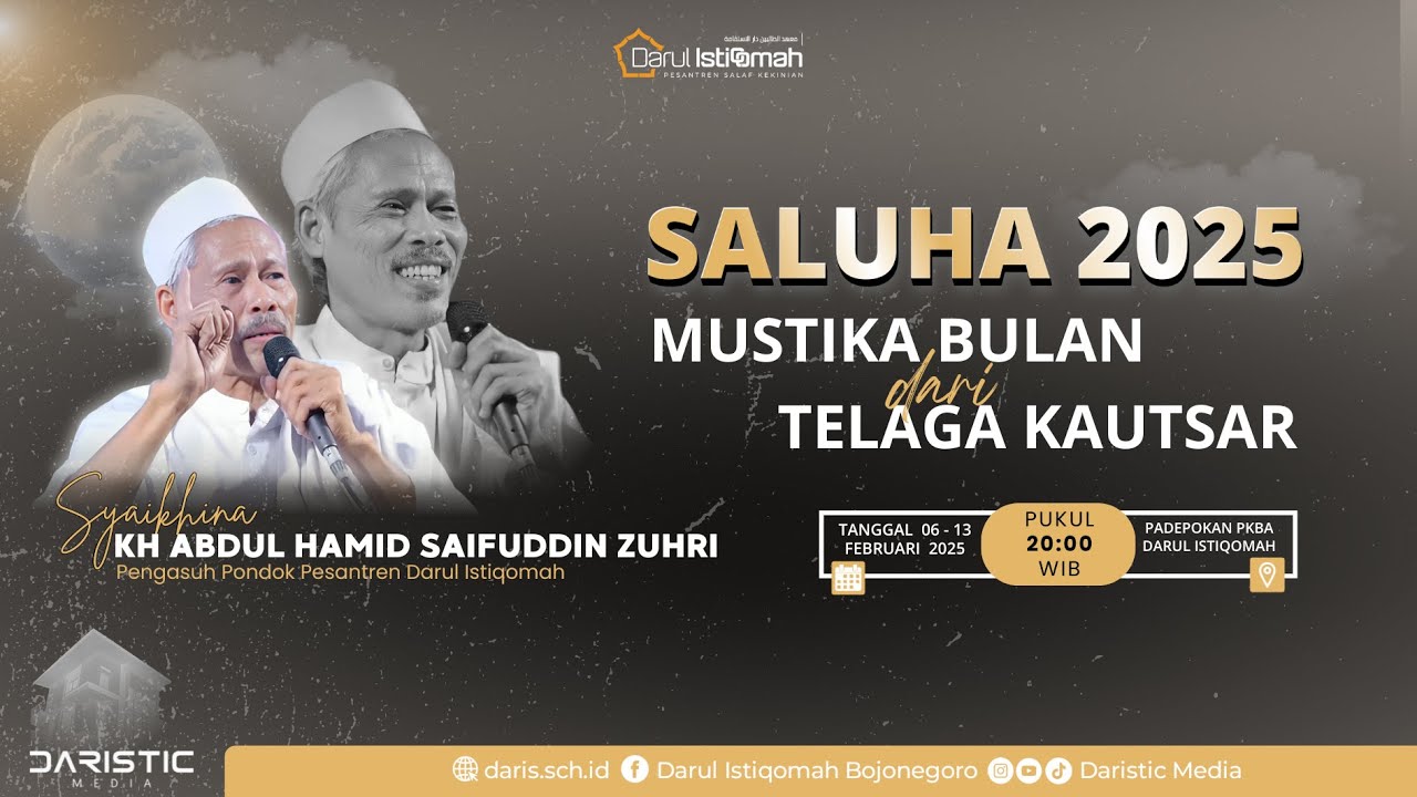 🔴 LIVE SALUHA 2025 MALAM KE-  5 II PONPES DARUL ISTIQOMAH WORO