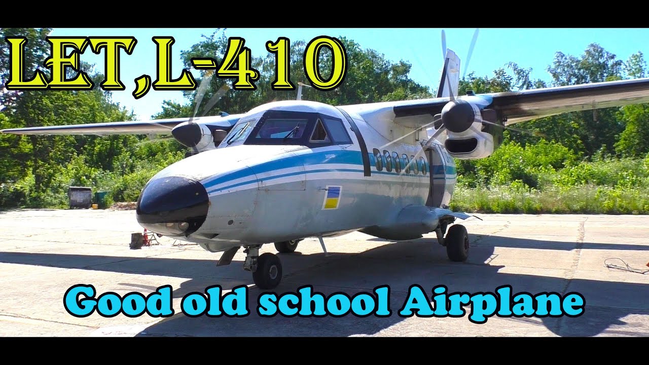 Let L-410 Probably the best Aircraft for Skydiving. Cockpit Review. Airplane Walkaround