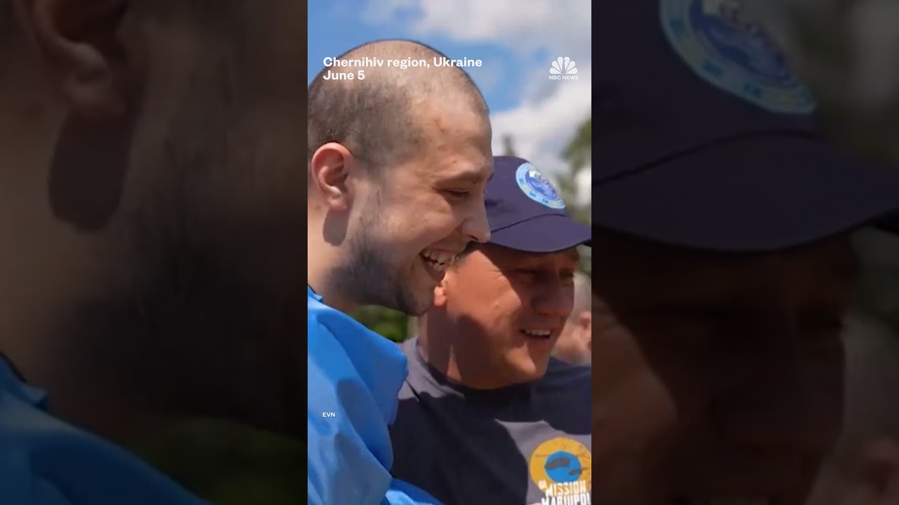 Released POWs shout with joy to be back home after Ukraine and Russia swap 185 prisoners