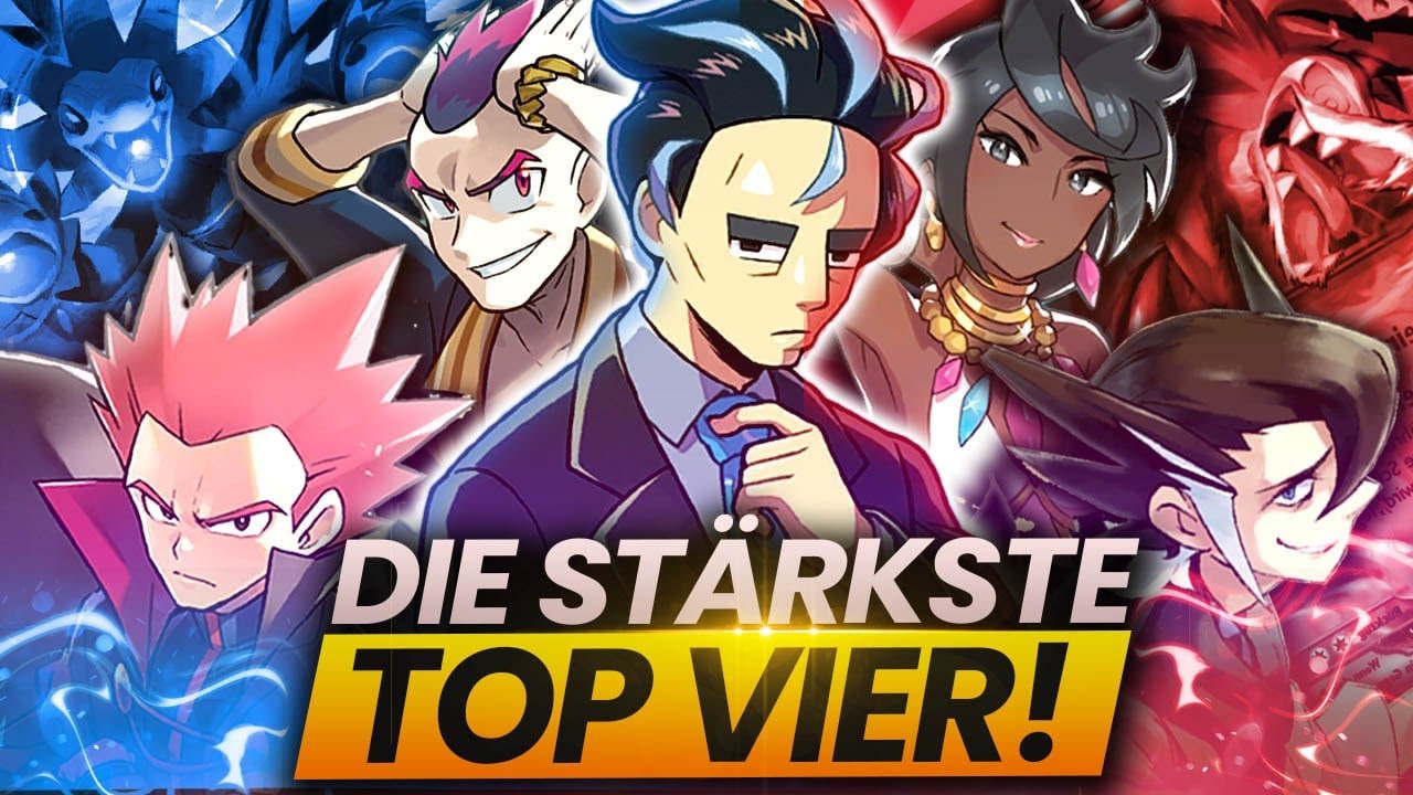Wer ist die STÄRKSTE TOP 4 aus ALLEN Pokémon Spielen?