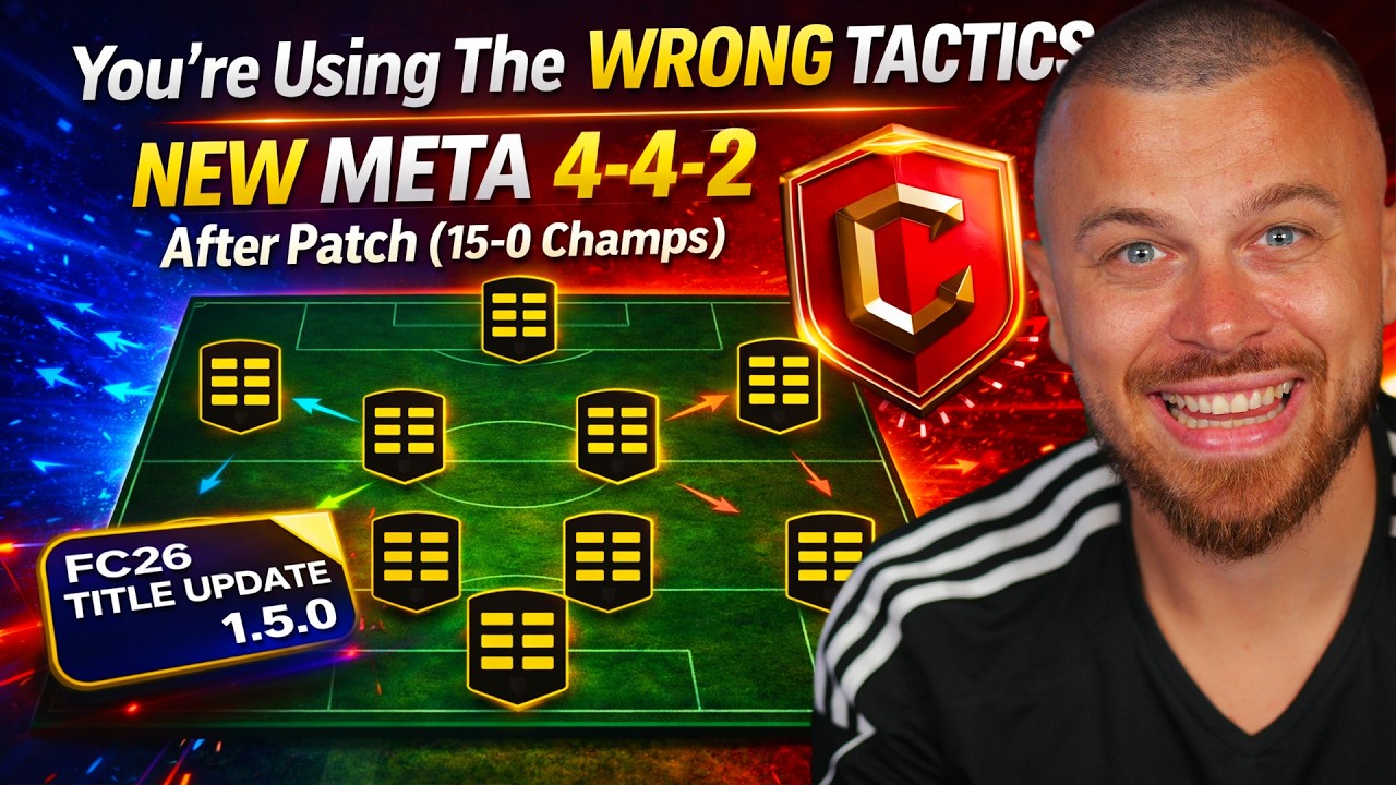 You&rsquo;re Using The WRONG Tactics ❌ NEW META 4-4-2 After Patch (15-0 Champs) FC 26