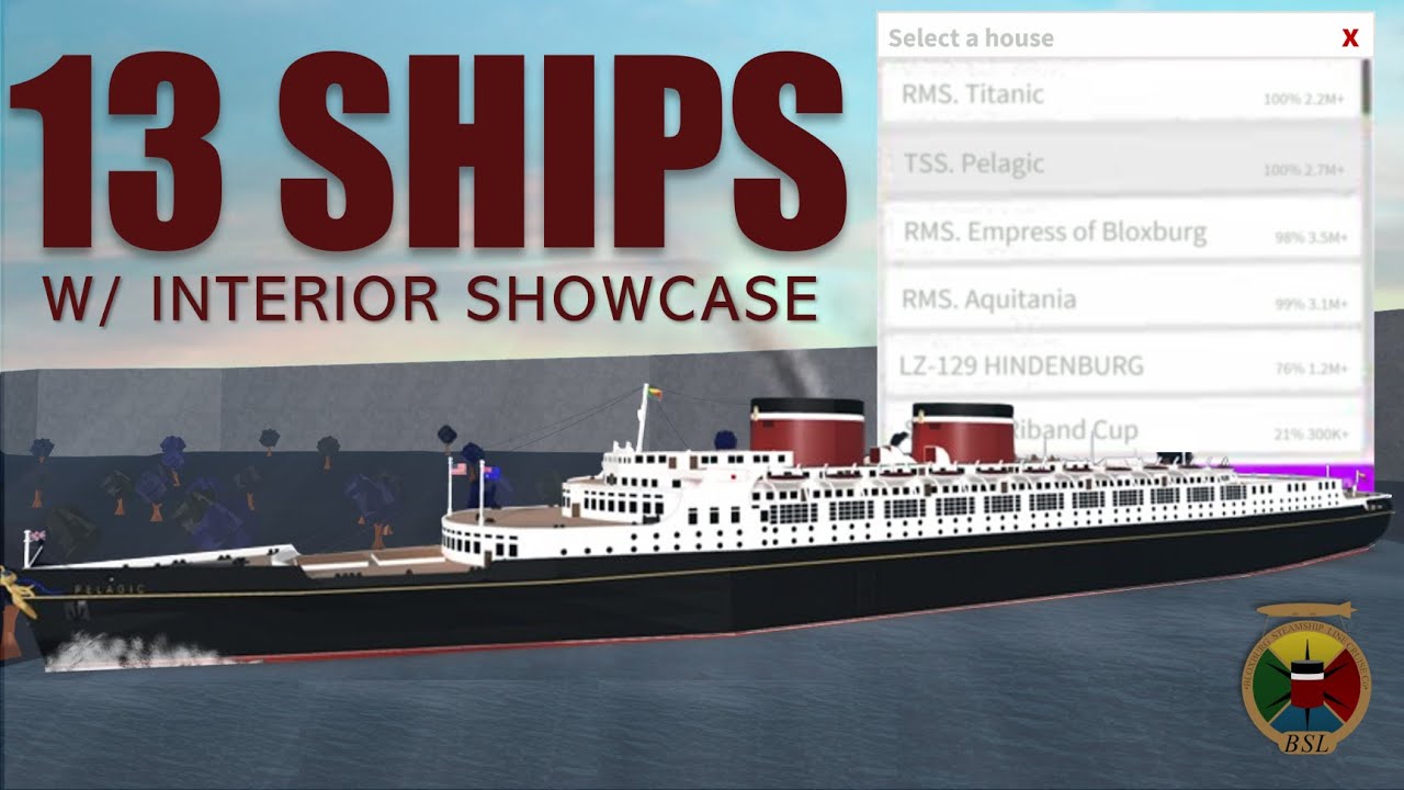 Touring ALL my Bloxburg ships! (13 BOATS)