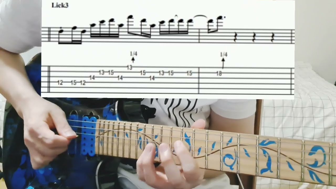 Chuck Loeb's 7 Guitar Licks ( Dm Key )
