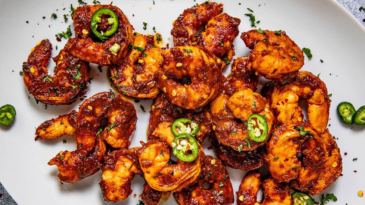 Camarones a la Diabla (Mexican Diablo Shrimp) - Spicy Shrimp in Fiery Chili Sauce