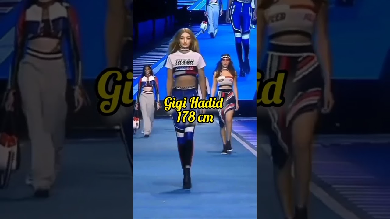 Heights of top runway models⚡#viral#shorts#trending#model#height#runway#fashion#viralshorts#youtube