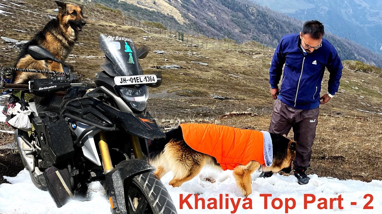 Khaliya Top Part 2 | Trekking with German Shepherd Dog Ragnar