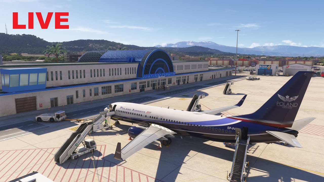 BeyondATC  B737 4K LIVE / LIBP Pescara - EDDW Bremen