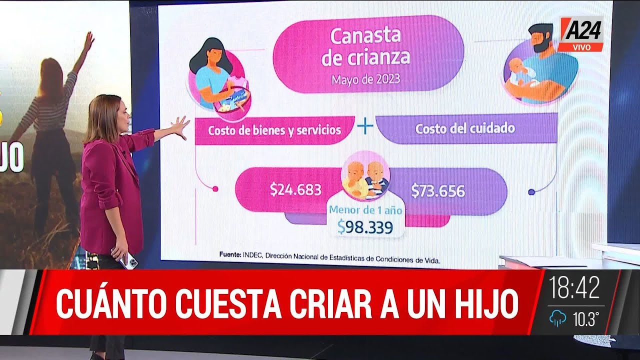 🔴 Canasta de crianza del INDEC: cuánto cuesta criar un hijo