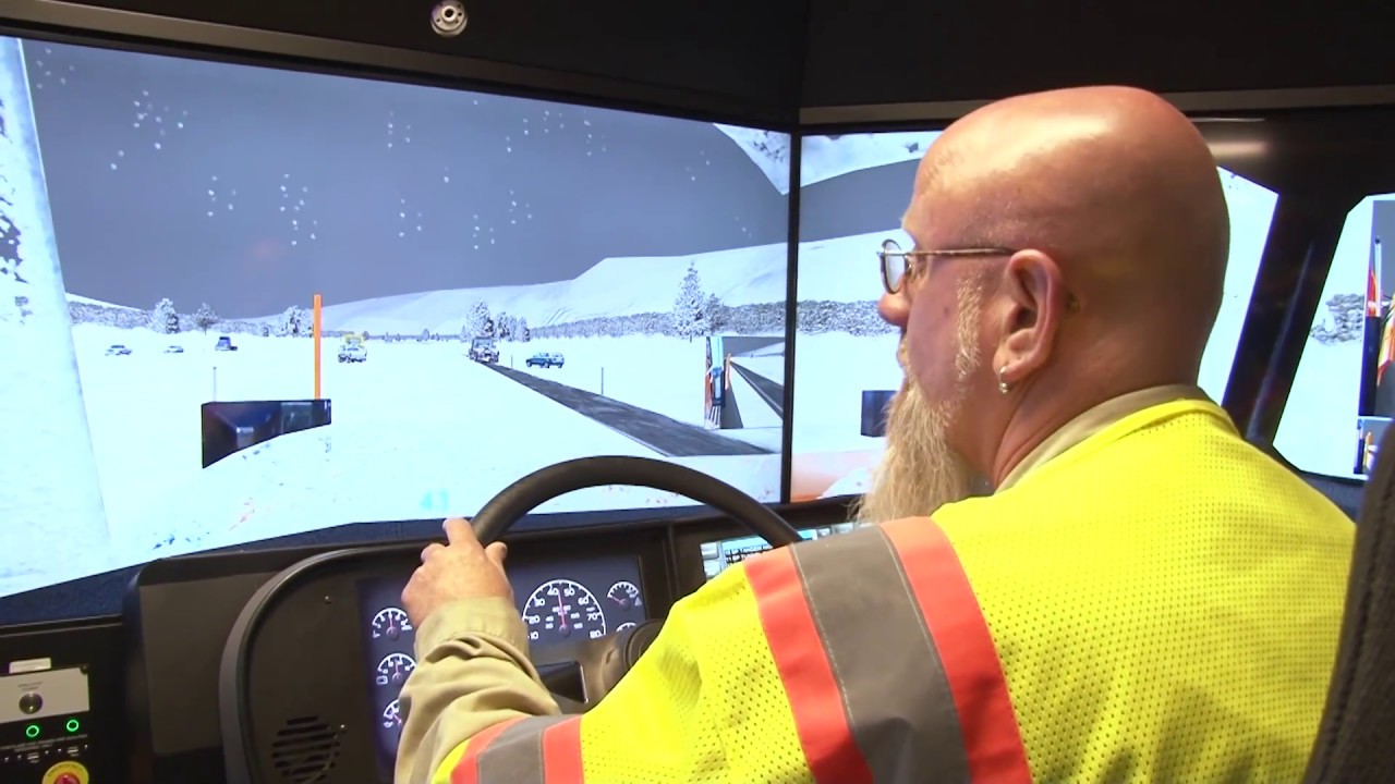 Snow Plow Simulator Training