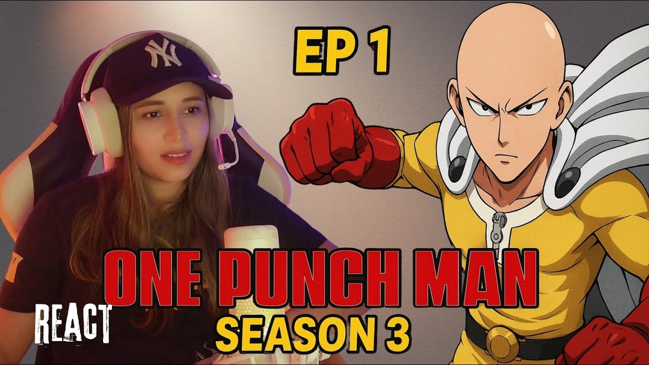 REAGINDO ao EPISÓDIO 1 da 3ª TEMPORADA de ONE PUNCH MAN! 😱🔥 voltei pela CARECA KKK